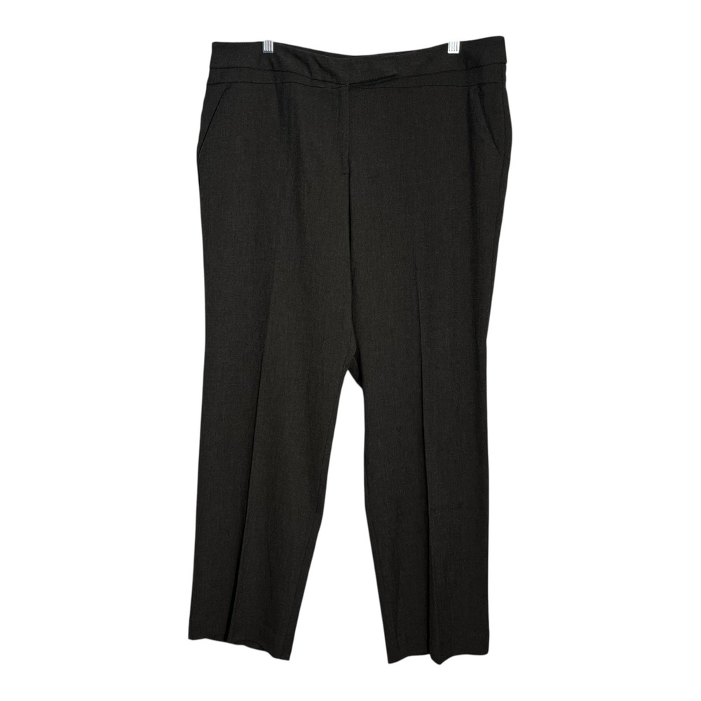 Worthington Petite Modern Fit Women's Dark Gray Dress‎ Pants Size 16P
